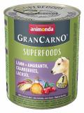 Animonda GranCarno konzerva Superfoods jehněčí, amarant, brusinky, los.olej 800 g