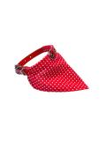 B&F Obojek+bavlněný šátek červený 22x55 cm