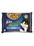 Felix Sensations Sauces Lahodný výběr z ryb v omáčce 4x85 g