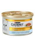Gourmet Gold cat konzerva Double Pleasure s mořskými rybami 85 g