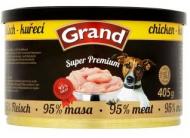 6 x Grand Super Premium Dog Adult Chicken 405 g