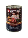 Ontario konzerva Culinary Minestrone Chicken and Lamb 400 g