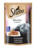 Sheba Selection kapsička s lososem ve šťávě 85 g