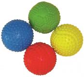 Sportovní míč z tvrdé gumy se zvukem malý 5.5 cm