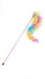 animALL Škádlítko Endless rainbow feathers 60-65 cm