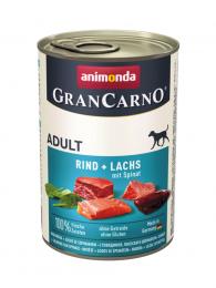 Animonda GranCarno konzerva hovězí, losos, špenát