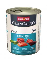 Animonda GranCarno konzerva hovězí, losos, špenát 800 g