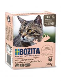 Bozita cat chunks in jelly with chicken liver