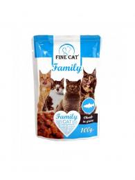 Fine Cat Family kapsička s rybou 100 g