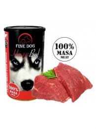 Fine Dog konzerva hovězí 100% masa 1200 g