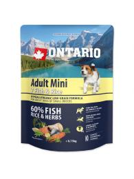 Ontario Adult Mini Fish & Rice 750 g
