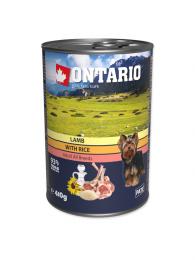 6 x Ontario konzerva Lamb, Rice, Sunflower Oil 400 g