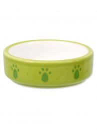 Small Animal Jewel Miska keramická pro křečky zelená 8,5 cm