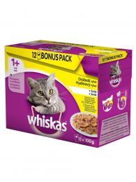 Whiskas kapsička Drůbeží hody v želé 12x85g