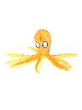 animALL Hračka Dog Chobotnice šustící oranžová 32 cm