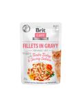Brit Care Cat Pouch Fillets in Gravy with Tender Turkey & Savory Salmon 85 g