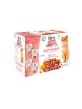 Brit Care Cat Pouches Flavour box Fillets in Gravy 12x85 g