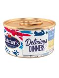 Butchers Cat konzerva Delicious dinners tuňák, mořské ryby 85 g
