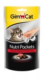GimCat Nutri Pockets hovězí a malt-soft pasta 60 g