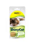 Gimpet Konzerva SHINY CAT tuňák, kočičí tráva 2x70 g