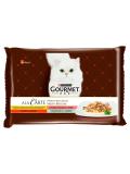 Gourmet A La Carte Multipack kuře/hovězí/pstruh/treska 4x85 g