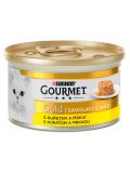 Gourmet Gold cat konzerva Savoury Cake s kuřetem a mrkví 85 g