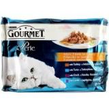 Gourmet Perle Multipack 8x85 g (krůta, tuňák, kachna, jehně)