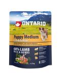 Ontario Puppy Medium Lamb & Rice 750 g