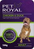 Pet Royal Dog kapsička kuře+kachna 100 g